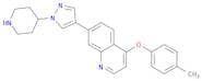 7-(1-(Piperidin-4-yl)-1H-pyrazol-4-yl)-4-(p-tolyloxy)quinoline