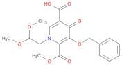 5-(Benzyloxy)-1-(2,2-dimethoxyethyl)-6-(methoxycarbonyl)-4-oxo-1,4-dihydropyridine-3-carboxylic ac…