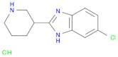 6-Chloro-2-(piperidin-3-yl)-1H-benzo[d]imidazole hydrochloride