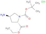 (2S,4R)-1-tert-Butyl 2-ethyl 4-aminopyrrolidine-1,2-dicarboxylate hydrochloride