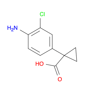 1-(4-Amino-3-chlorophenyl)cyclopropanecarboxylic acid