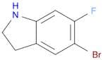 5-Bromo-6-fluoroindoline