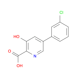 5-(3-Chlorophenyl)-3-hydroxypicolinic acid