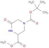 1-tert-Butyl 3-methyl 5-oxopiperazine-1,3-dicarboxylate