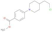Benzoic acid, 4-[4-(2-chloroethyl)-1-piperidinyl]-, methyl ester