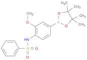 N-(2-methoxy-4-(4,4,5,5-tetramethyl-1,3,2-dioxaborolan-2-yl)phenyl)benzenesulfonamide