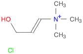 1-Propen-1-aminium, 3-hydroxy-N,N,N-trimethyl-, chloride (1:1)