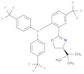 (4S)-2-[2-[Bis[4-(trifluoromethyl)phenyl]phosphino]-5-(trifluoromethyl)phenyl]-4-(1,1-dimethylethy…