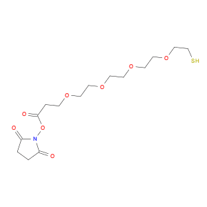 4,7,10,13-Tetraoxapentadecanoic acid, 15-mercapto-, 2,5-dioxo-1-pyrrolidinyl ester