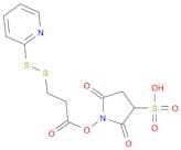 2,5-dioxo-1-(3-(pyridin-2-yldisulfanyl)propanoyloxy)pyrrolidine-3-sulfonic acid