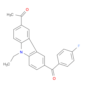 1-(9-Ethyl-6-(4-fluorobenzoyl)-9H-carbazol-3-yl)ethanone