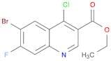 Ethyl6-bromo-4-chloro-7-fluoroquinoline-3-carboxylate