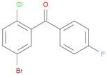 (5-Bromo-2-chlorophenyl)(4-fluorophenyl)methanone
