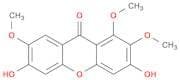 9H-Xanthen-9-one, 3,6-dihydroxy-1,2,7-trimethoxy-