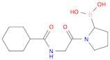 Boronic acid, B-[1-[2-[(cyclohexylcarbonyl)amino]acetyl]-2-pyrrolidinyl]-