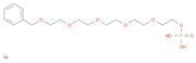 SODIUM 2,5,8,11,14-PENTAOXAHEXADECAN-16-YL HYDROGEN PHOSPHONATE