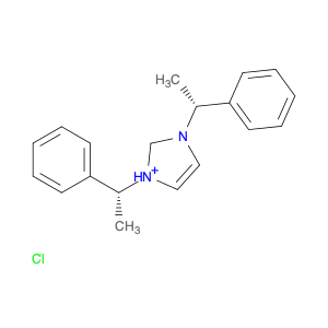 1H-Imidazolium, 1,3-bis[(1R)-1-phenylethyl]-, chloride