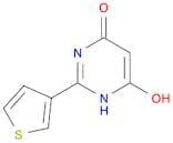 4(1H)-Pyrimidinone, 6-hydroxy-2-(3-thienyl)-