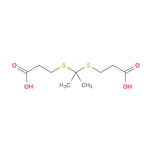 Propanoic acid, 3,3'-[(1-methylethylidene)bis(thio)]bis-