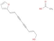 2,8-Nonadiene-4,6-diyn-1-ol, 9-(2-furanyl)-, acetate, (2E,8E)-