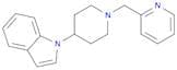 1H-INDOLE, 1-[1-(2-PYRIDINYLMETHYL)-4-PIPERIDINYL]-