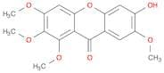6-Hydroxy-1,2,3,7-tetramethoxy-9H-xanthen-9-one
