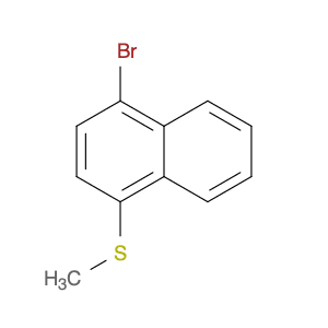 Naphthalene, 1-bromo-4-(methylthio)-
