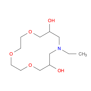 1,4,7-Trioxa-11-azacyclotetradecane-9,13-diol, 11-ethyl-