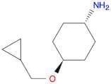 Cyclohexanamine, 4-(cyclopropylmethoxy)-, trans-