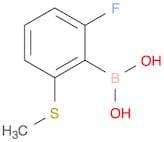 (2-Fluoro-6-(methylthio)phenyl)boronic acid