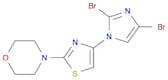 4-(4-(2,4-dibromo-1H-imidazol-1-yl)thiazol-2-yl)morpholine