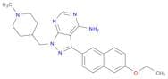 3-(6-ethoxynaphthalen-2-yl)-1-((1-methylpiperidin-4-yl)methyl)-1H-pyrazolo[3,4-d]pyrimidin-4-amine