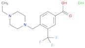 4-((4-Ethylpiperazin-1-yl)methyl)-3-(trifluoromethyl)benzoic acid hydrochloride