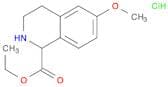 Ethyl 6-methoxy-1,2,3,4-tetrahydro-isoquinoline-1-carboxylate hydrochloride