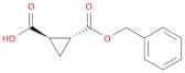 Rel-(1R,2R)-2-((benzyloxy)carbonyl)cyclopropane-1-carboxylic acid