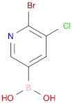 2-Bromo-3-chloropyridine-5-boronic acid