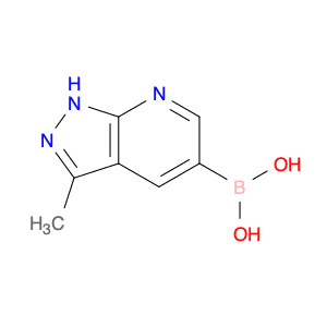 {3-Methyl-1H-pyrazolo[3,4-b]pyridin-5-yl}boronic acid