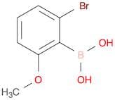 2-Bromo-6-methoxybenzeneboronic acid