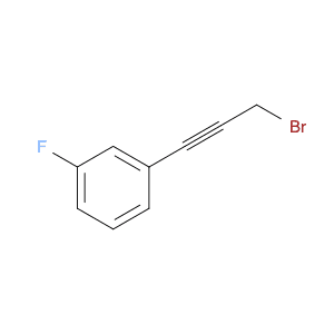 1-(3-Bromoprop-1-ynyl)-3-fluoro-benzene