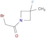 2-Bromo-1-(3-fluoro-3-methyl-azetidin-1-yl)ethanone