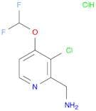 (3-Chloro-4-(difluoromethoxy)pyridin-2-yl)methanamine hydrochloride
