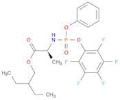 (2S)-2-Ethylbutyl 2-(((perfluorophenoxy)(phenoxy)phosphoryl)amino)propanoate