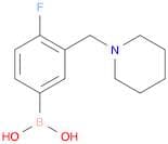 [4-Fluoro-3-(piperidin-1-ylmethyl)phenyl]boronic acid