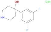 4-(3,5-difluorophenyl)piperidin-4-ol hydrochloride
