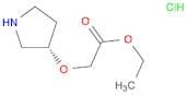 Ethyl 2-[(3S)-3-pyrrolidinyloxy]acetate HCl