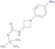 tert-butyl N-[1-(4-aminophenyl)azetidin-3-yl]carbamate