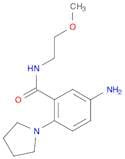 5-Amino-N-(2-methoxyethyl)-2-pyrrolidinobenzamide