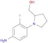1-(4-Amino-2-fluorophenyl)-2-pyrrolidinemethanol