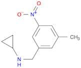 N-(3-Methyl-5-nitrobenzyl)cyclopropanamine