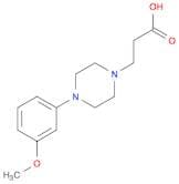 3-[4-(3-Methoxyphenyl)piperazin-1-yl]propanoic acid